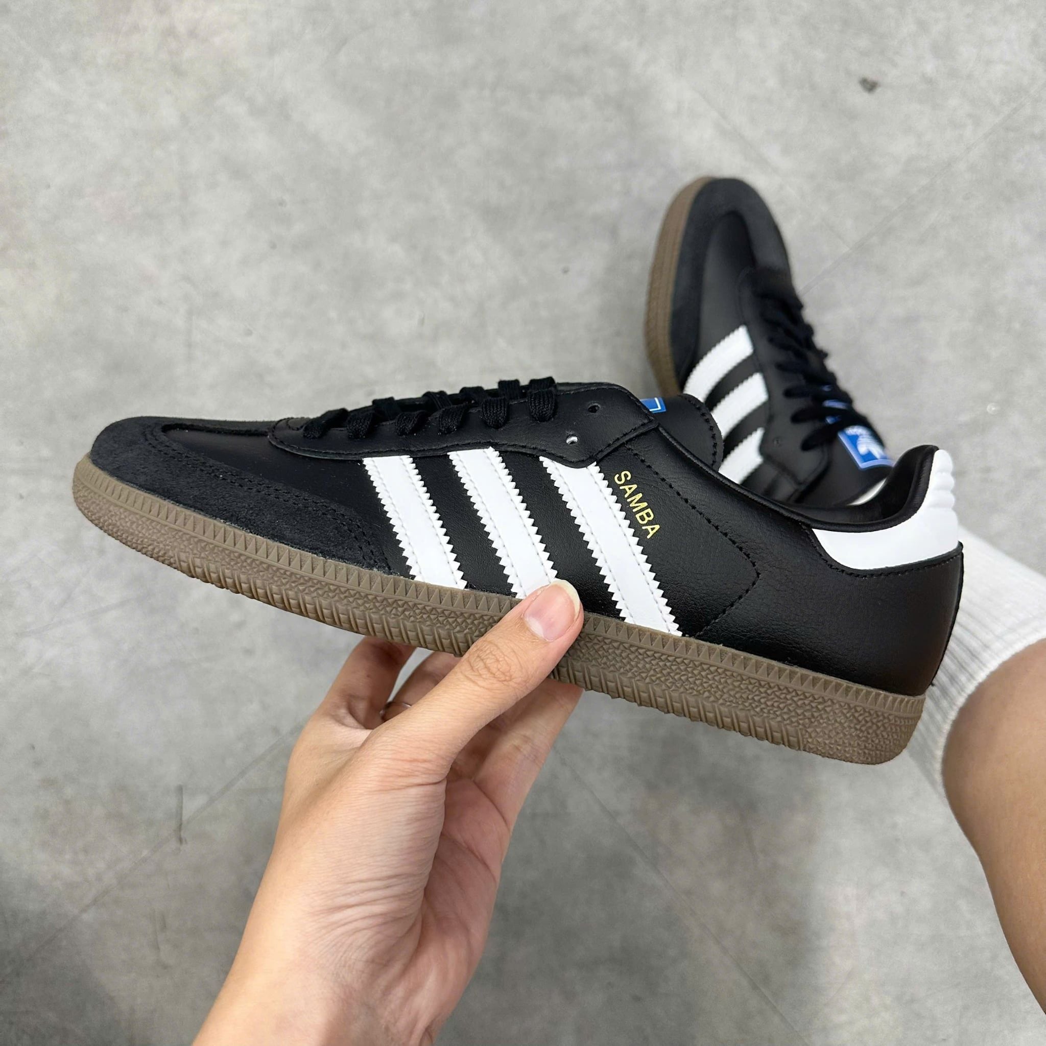  ADIDAS SAMBA OG BLACK GUM B75807 