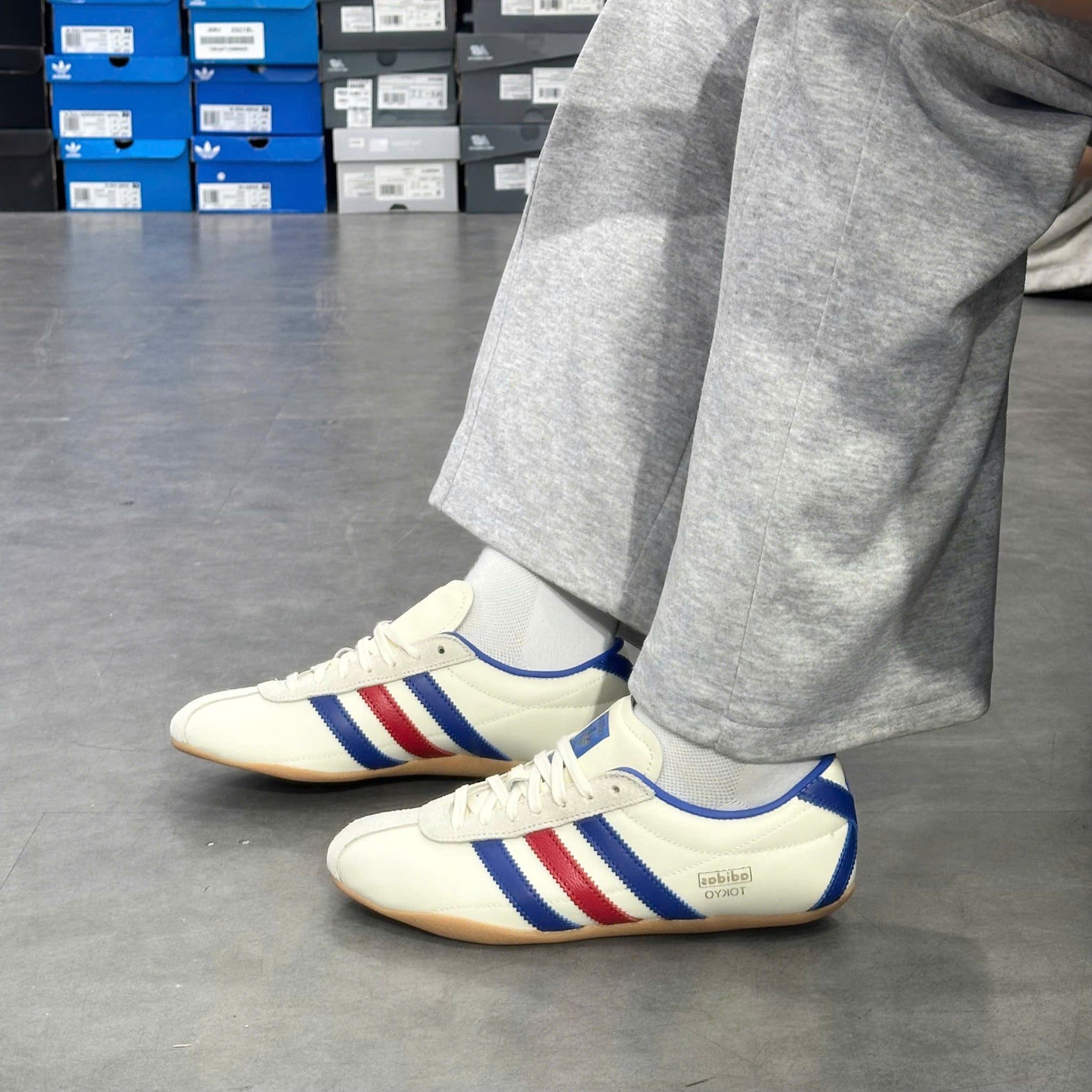  ADIDAS TOKYO CREAM WHITE ROYAL BLUE GUM JQ0585 