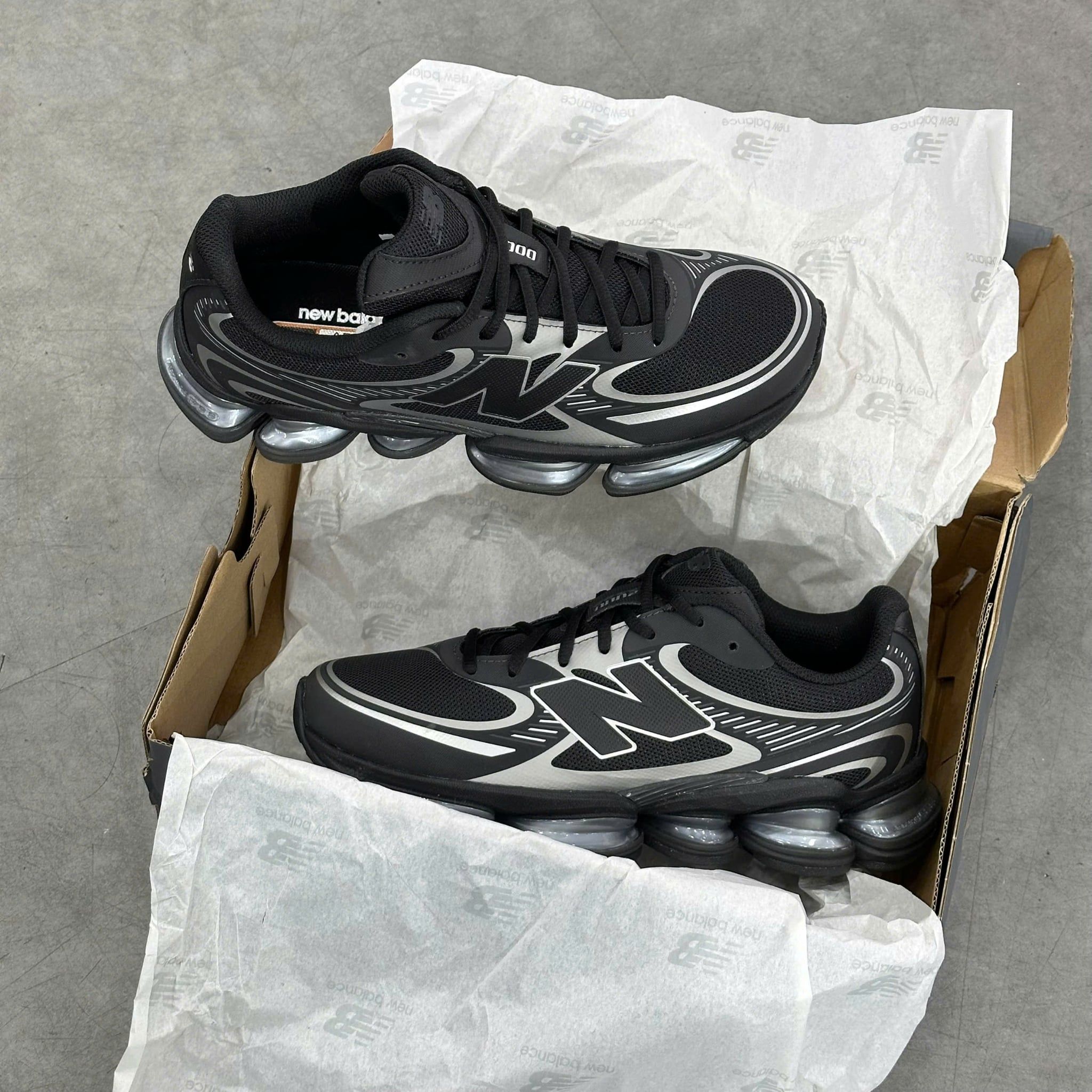  NEW BALANCE ABZORB 2000 BLACK SILVER METALLIC U20008LL 