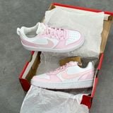  NIKE  COURT BOROUGH LOW 2 SE WHITE PINK FOAM DQ0492-100 l DV5456-105 
