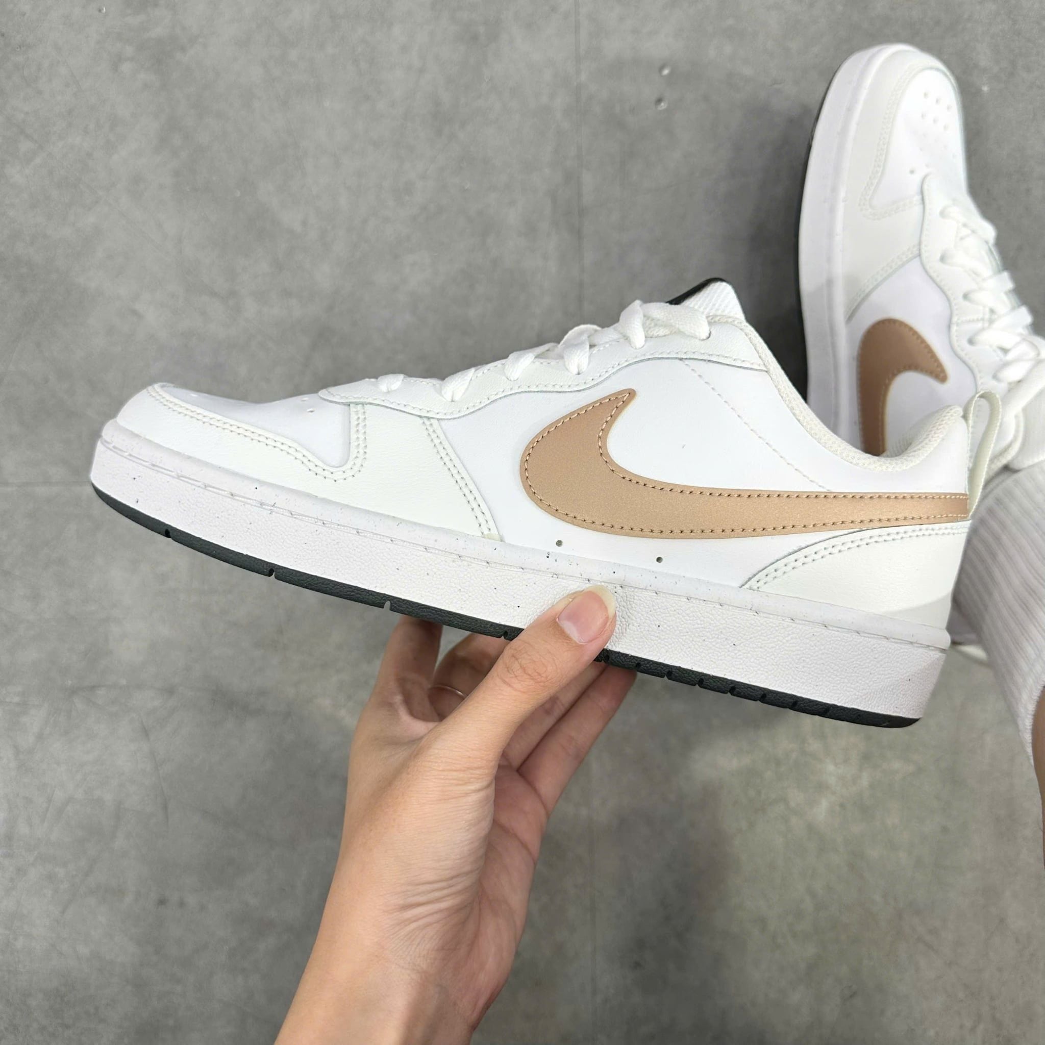  NIKE COURT BOROUGH LOW 2 RED BRONZE BQ5448-116 