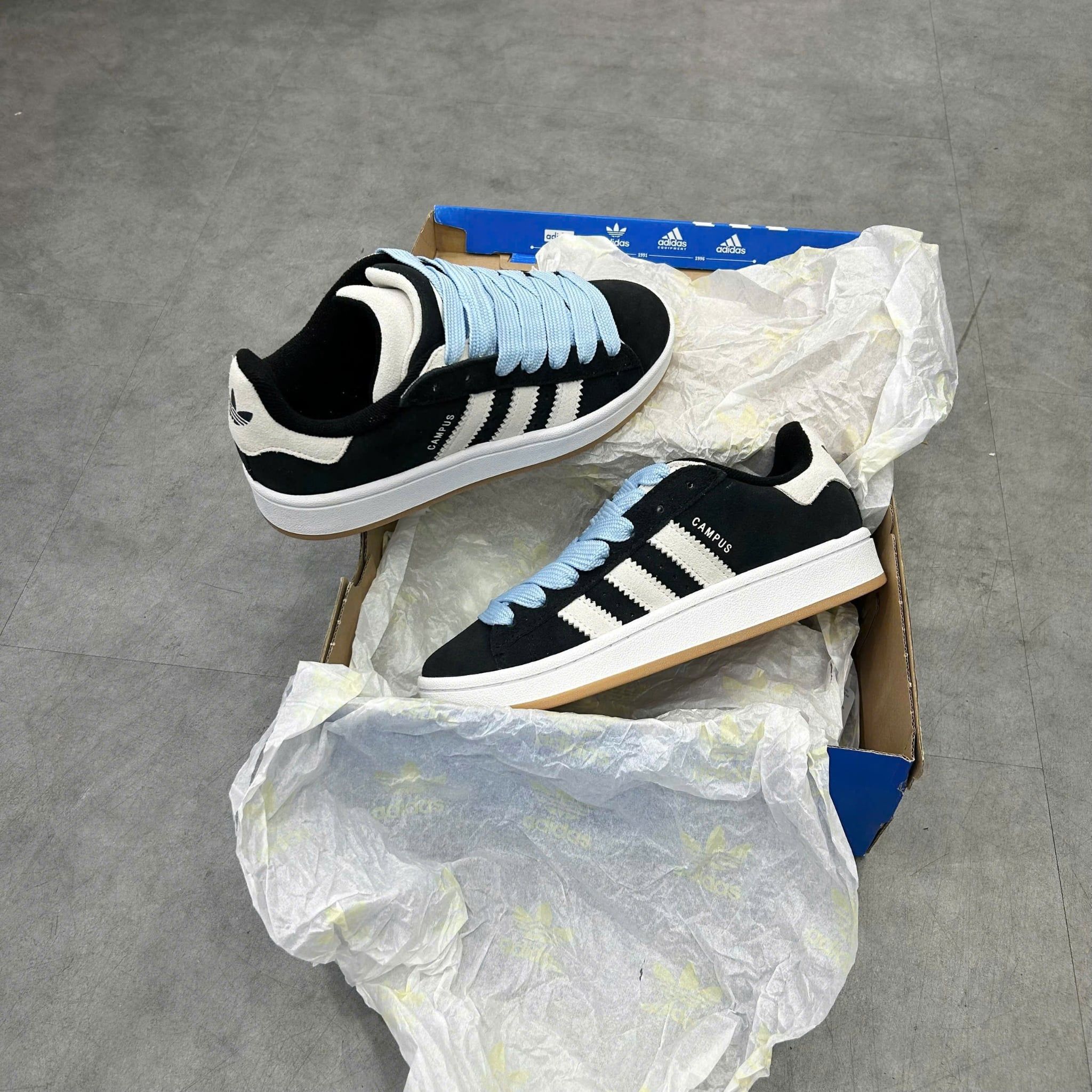  ADIDAS CAMPUS 00S DOUBLE BLACK JQ5747 