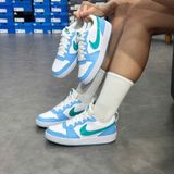  NIKE COURT BOROUGH LOW WHITE BLUE IV5820-100 