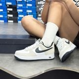  NIKE AIR FORCE 1 '07 LV8 PHOTON DUST BLACK IB6388-100 
