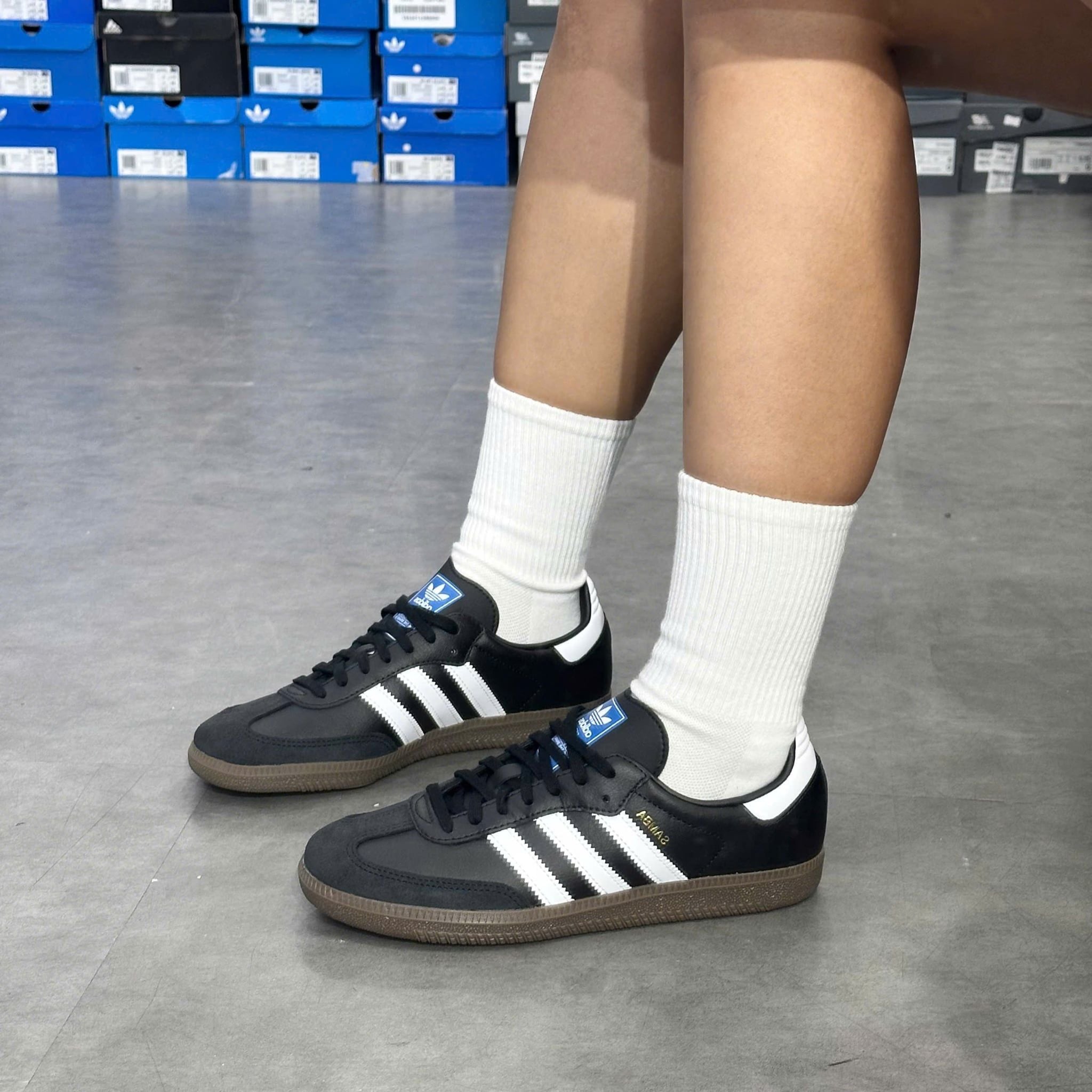  ADIDAS SAMBA OG BLACK GUM B75807 