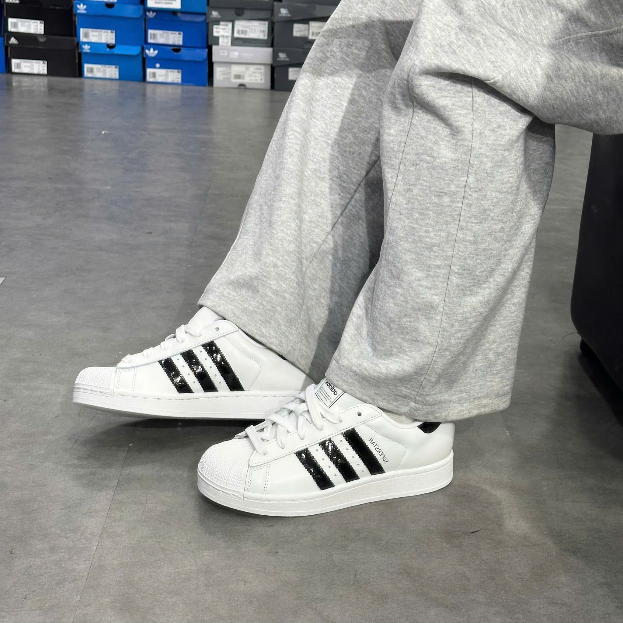  ADIDAS SUPERSTAR II CLOUD WHITE BLACK JP9677 