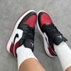  NIKE AIR JORDAN 1 LOW BRED TOE GS 553560-612 