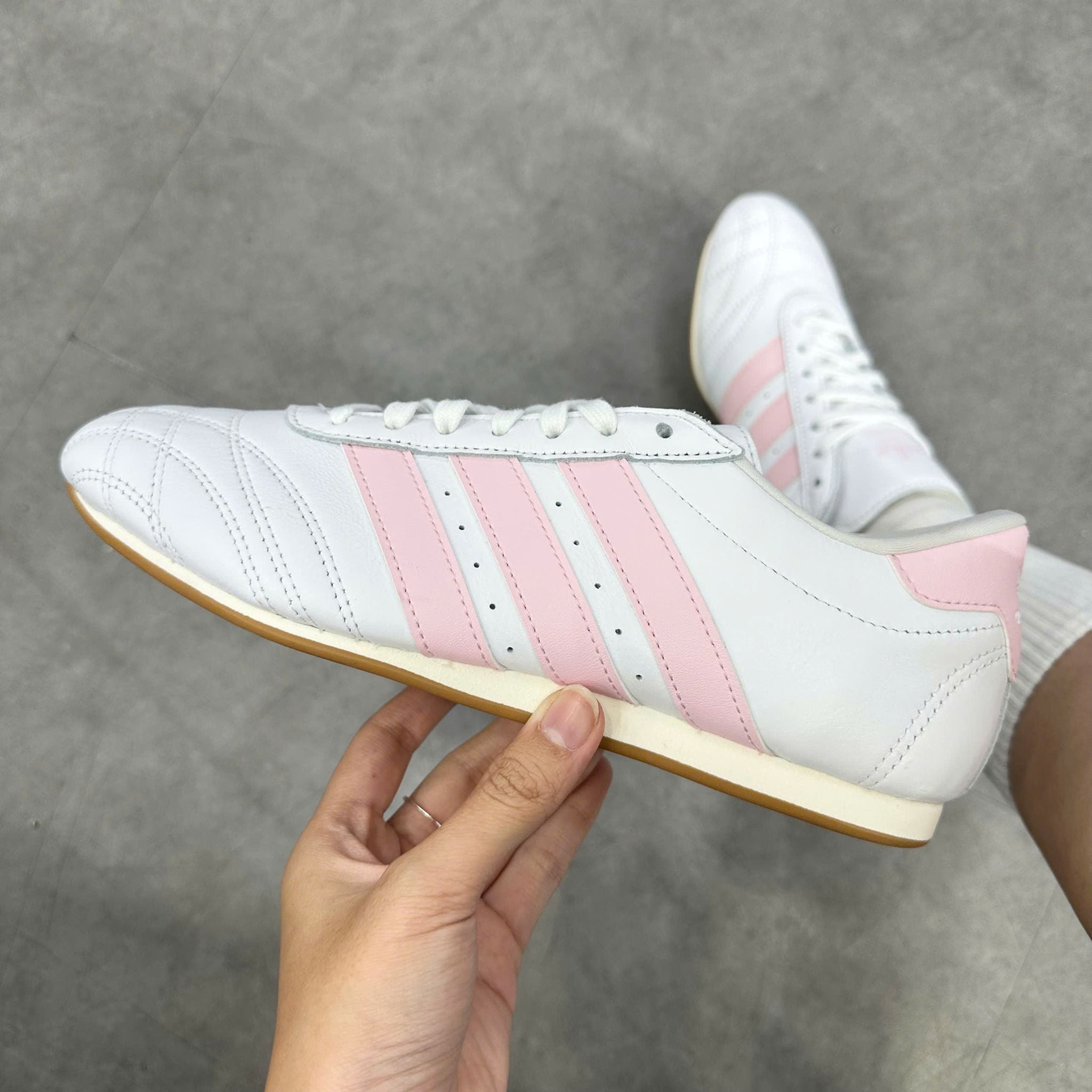  ADIDAS TAEKWONDO WHITE CLEAR PINK GUM JS0306 
