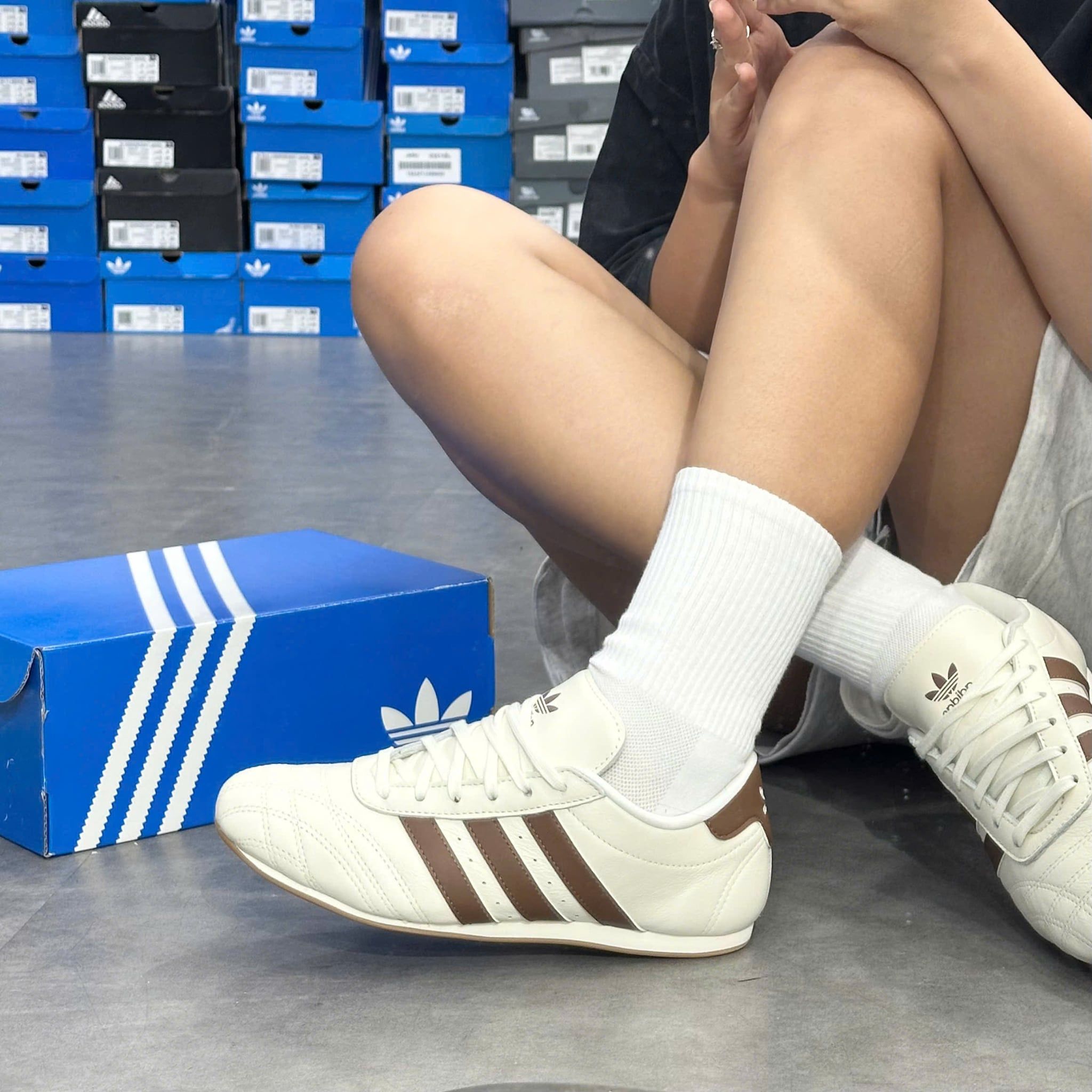  ADIDAS TAEKWONDO LACE W OFF WHITE BROWN JQ0565 