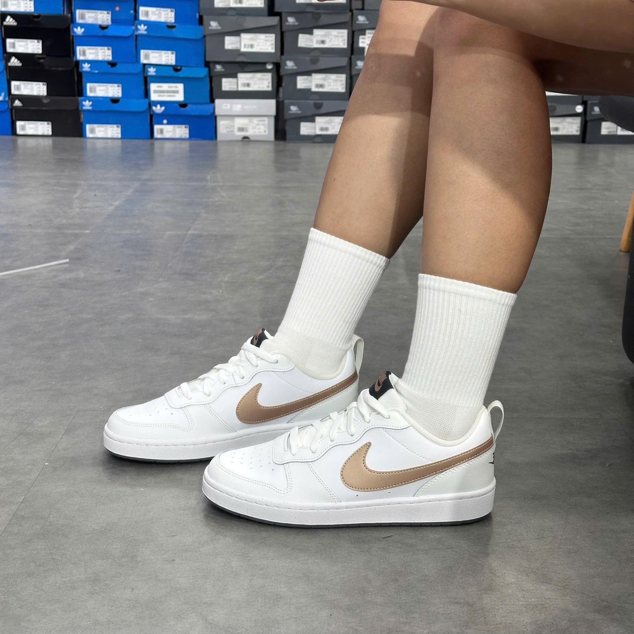  NIKE COURT BOROUGH LOW 2 RED BRONZE BQ5448-116 