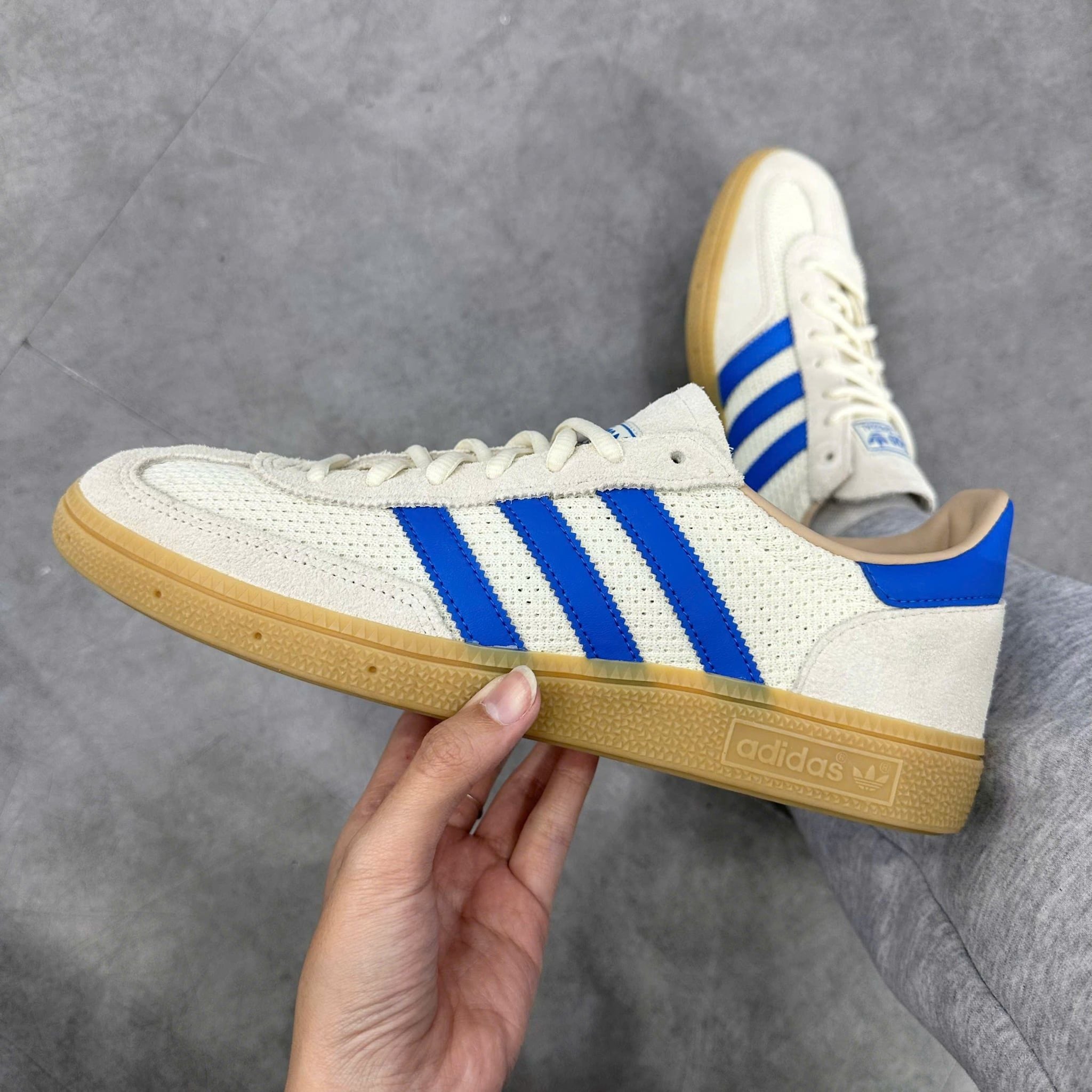  ADIDAS HANDBALL SPEZIAL CREAM WHITE BLUE WARM SANDSTONE JS3865 