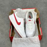  NIKE COURT VISION LOW WHITE UNIVERSITY RED CD5463-102 