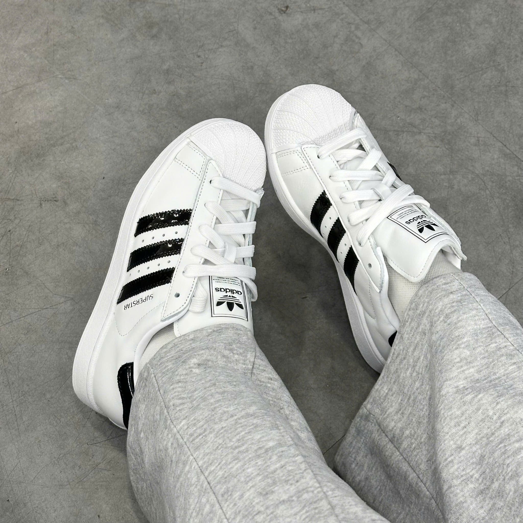  ADIDAS SUPERSTAR II CLOUD WHITE BLACK JP9677 