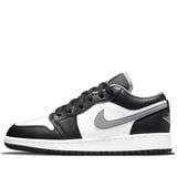  NIKE AIR JORDAN 1 LOW BLACK WHITE GREY 553560-040 