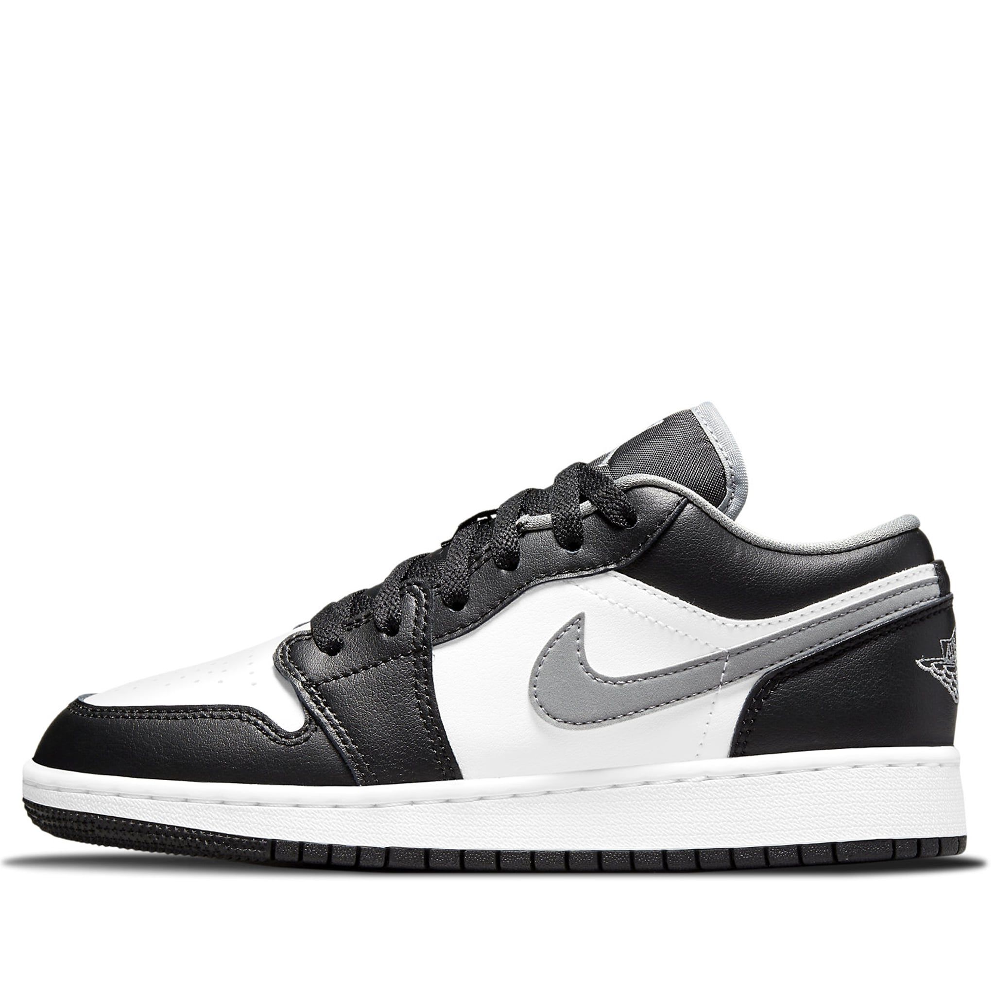  NIKE AIR JORDAN 1 LOW BLACK WHITE GREY 553560-040 