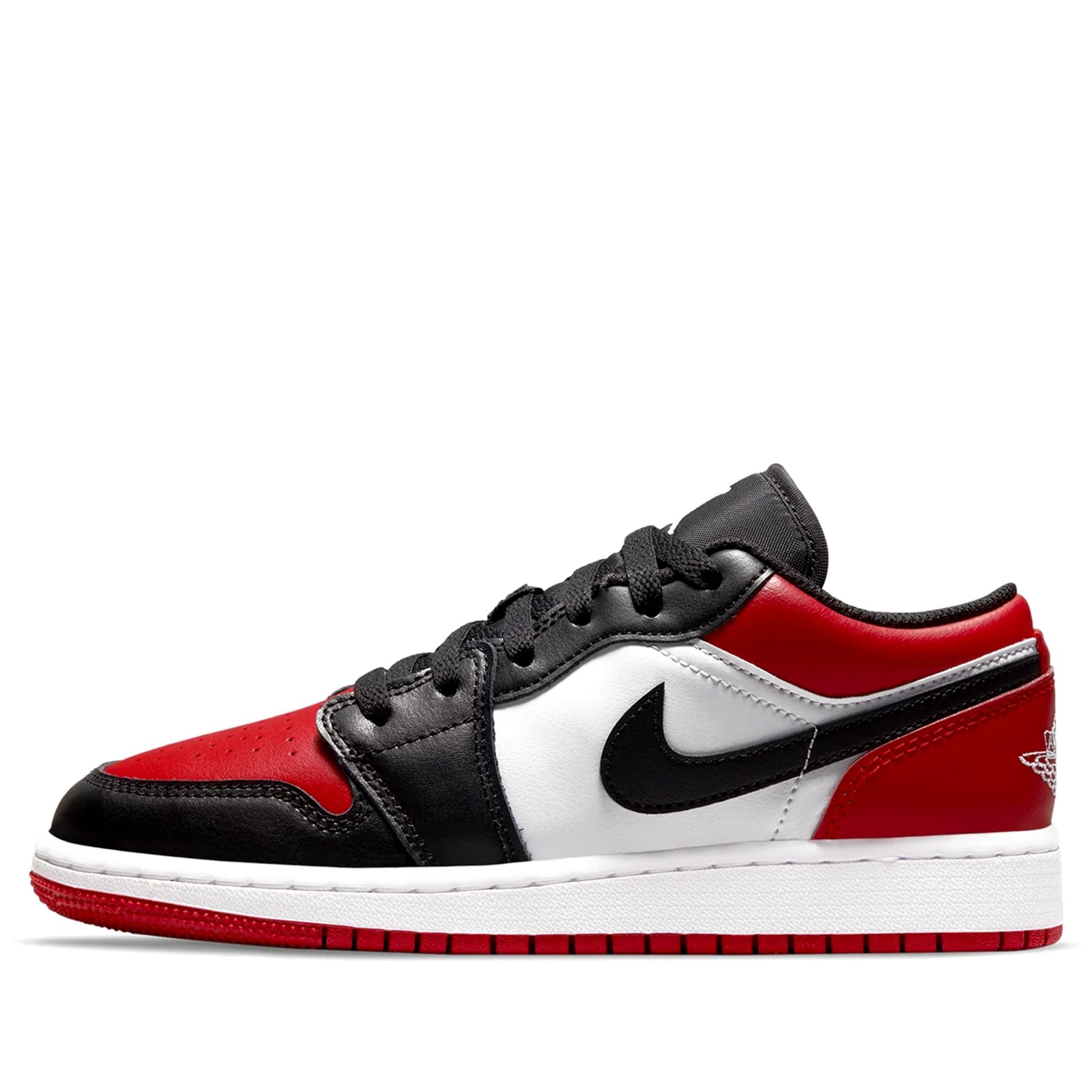  NIKE AIR JORDAN 1 LOW BRED TOE GS 553560-612 