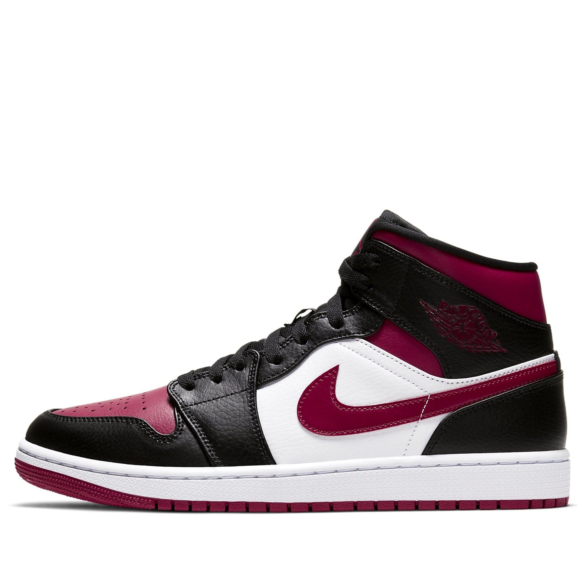  NIKE AIR JORDAN 1 MID BRED TOE MEN 554724-066 