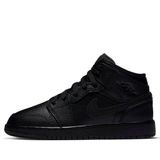  NIKE AIR JORDAN 1 MID TRIPLE BLACK 554725-091 