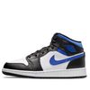 NIKE AIR JORDAN 1 MID WHITE BLACK RACER BLUE 554725-140