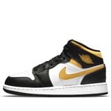  NIKE AIR JORDAN 1 MID GS WHITE POLLEN BLACK 554725-177 