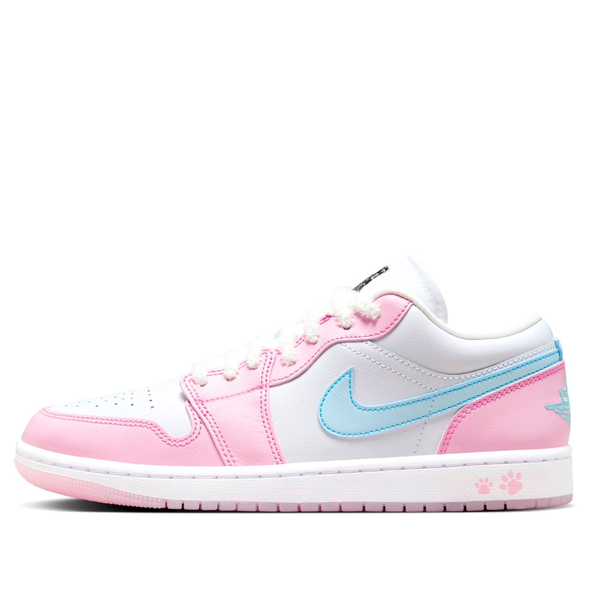  NIKE AIR JORDAN 1 LOW SE PAW PRINT PINK FOAM HM3706-141 