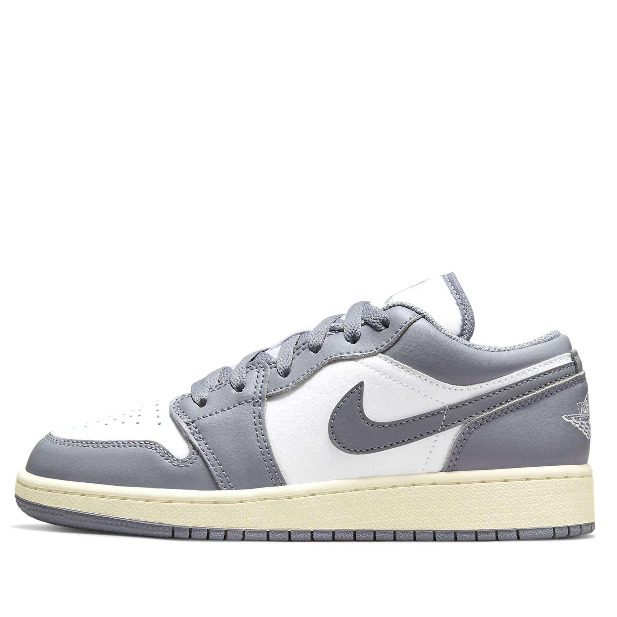  NIKE AIR JORDAN 1 LOW VINTAGE GREY GS 553560-053 