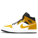  NIKE AIR JORDAN 1 MID UNIVERSITY GOLD 554724-170 