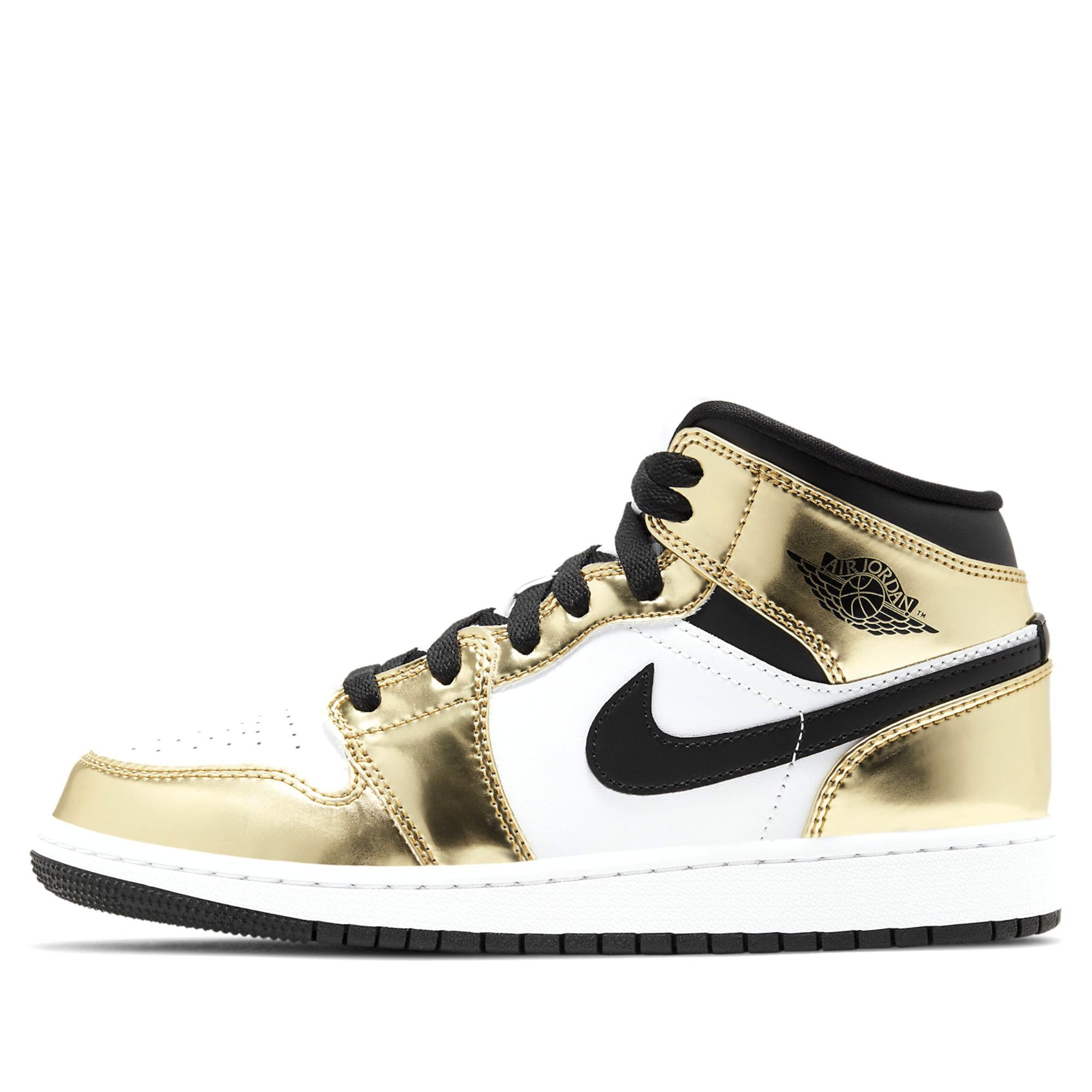  NIKE AIR JORDAN 1 MID METALLIC GOLD DC1420-700 