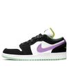 NIKE AIR JORDAN 1 LOW BLACK WHITE PURPLE 553560-151