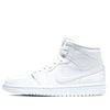 NIKE AIR JORDAN 1 MID WHITE SNAKESKIN BQ6472-110 l BQ6472-100