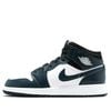  NIKE AIR JORDAN 1 MID DARK TEAL GS 554725-411 