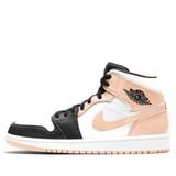  NIKE AIR JORDAN 1 MID ARCTIC ORANGE BLACK TOE 554724-133 
