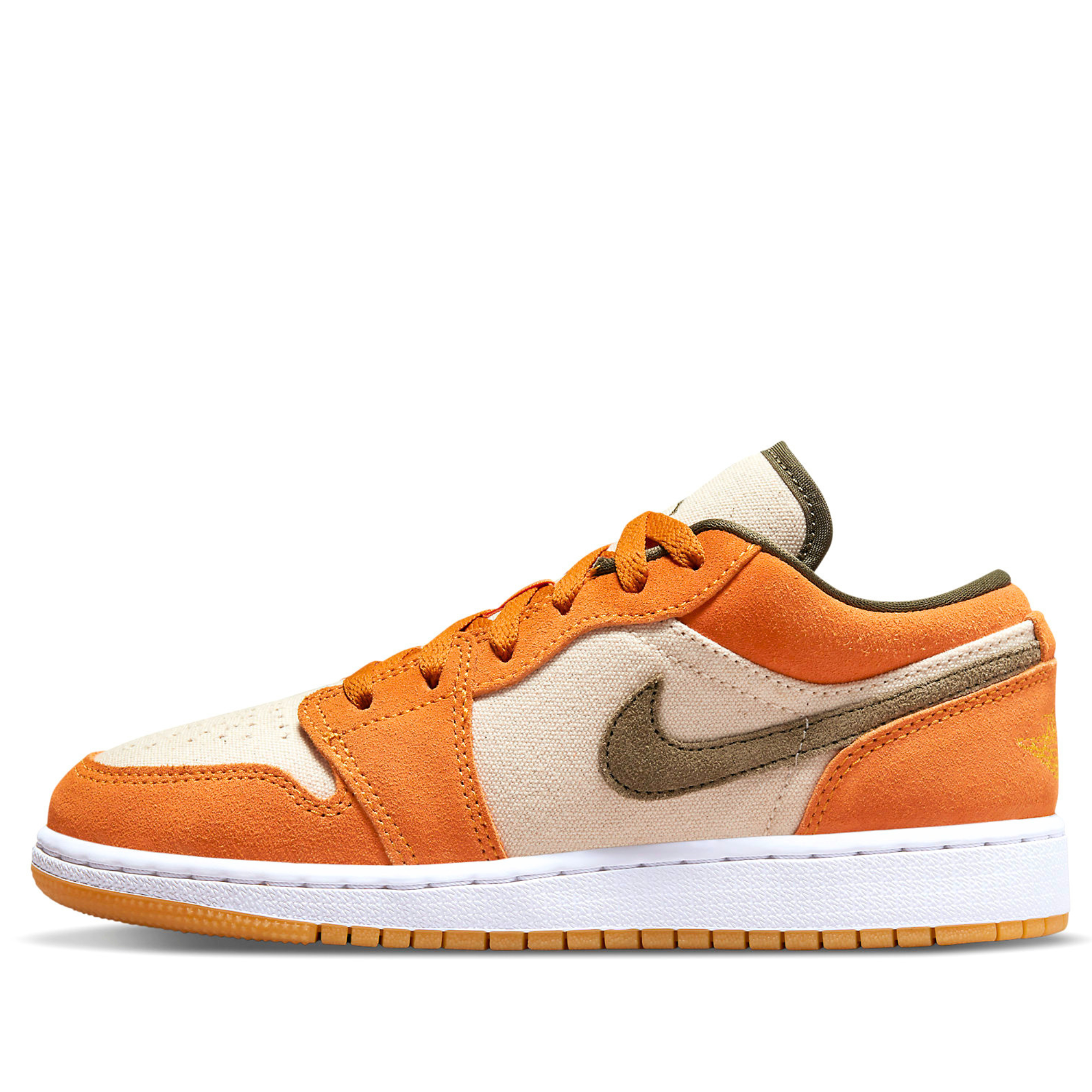  NIKE AIR JORDAN 1 LOW ORANGE OLIVE GS DJ0342-102 