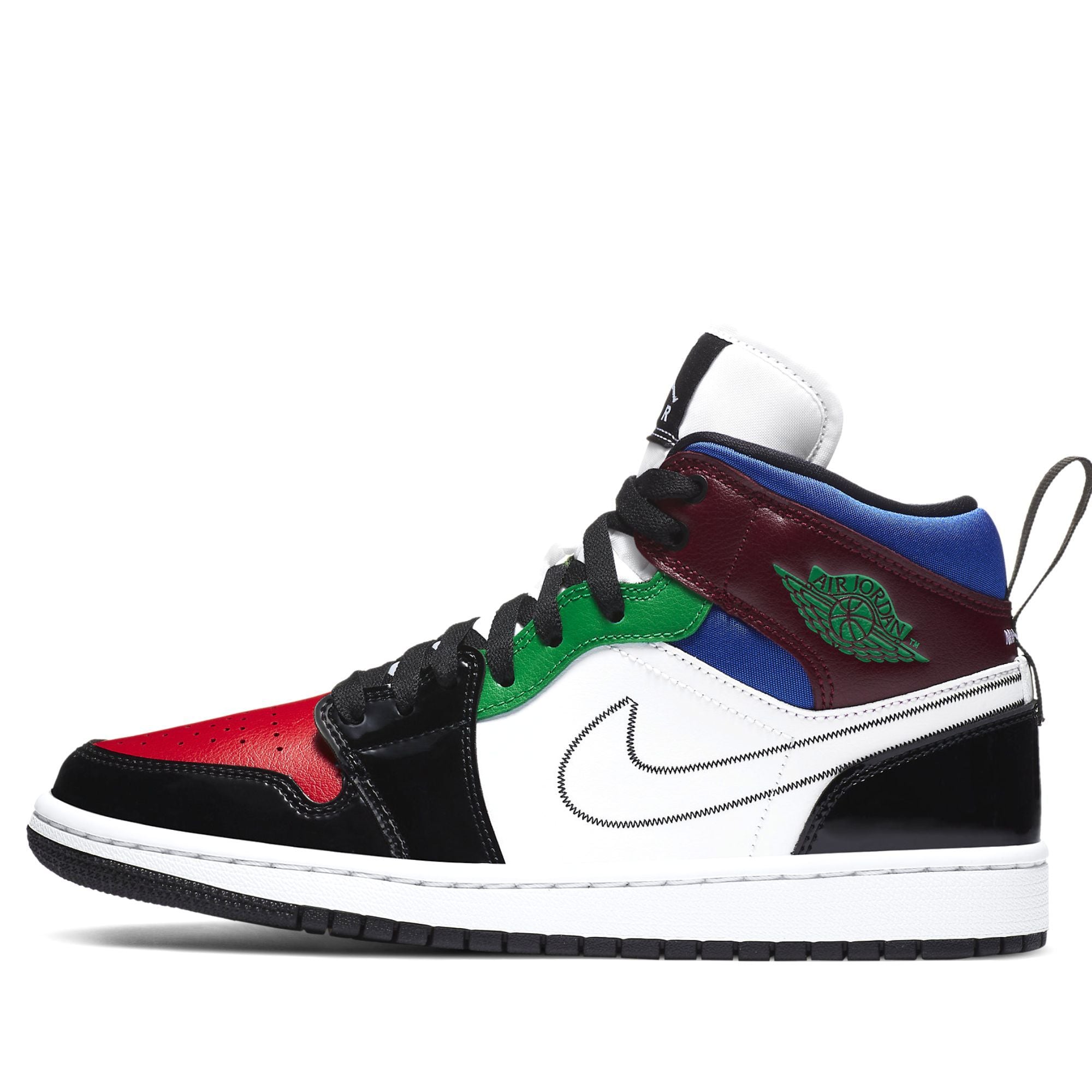  NIKE AIR JORDAN 1 MID MULTI COLOR DB5454-001 