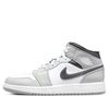 NIKE AIR JORDAN 1 MID LIGHT SMOKE GREY ANTHRACITE GS 554725-078