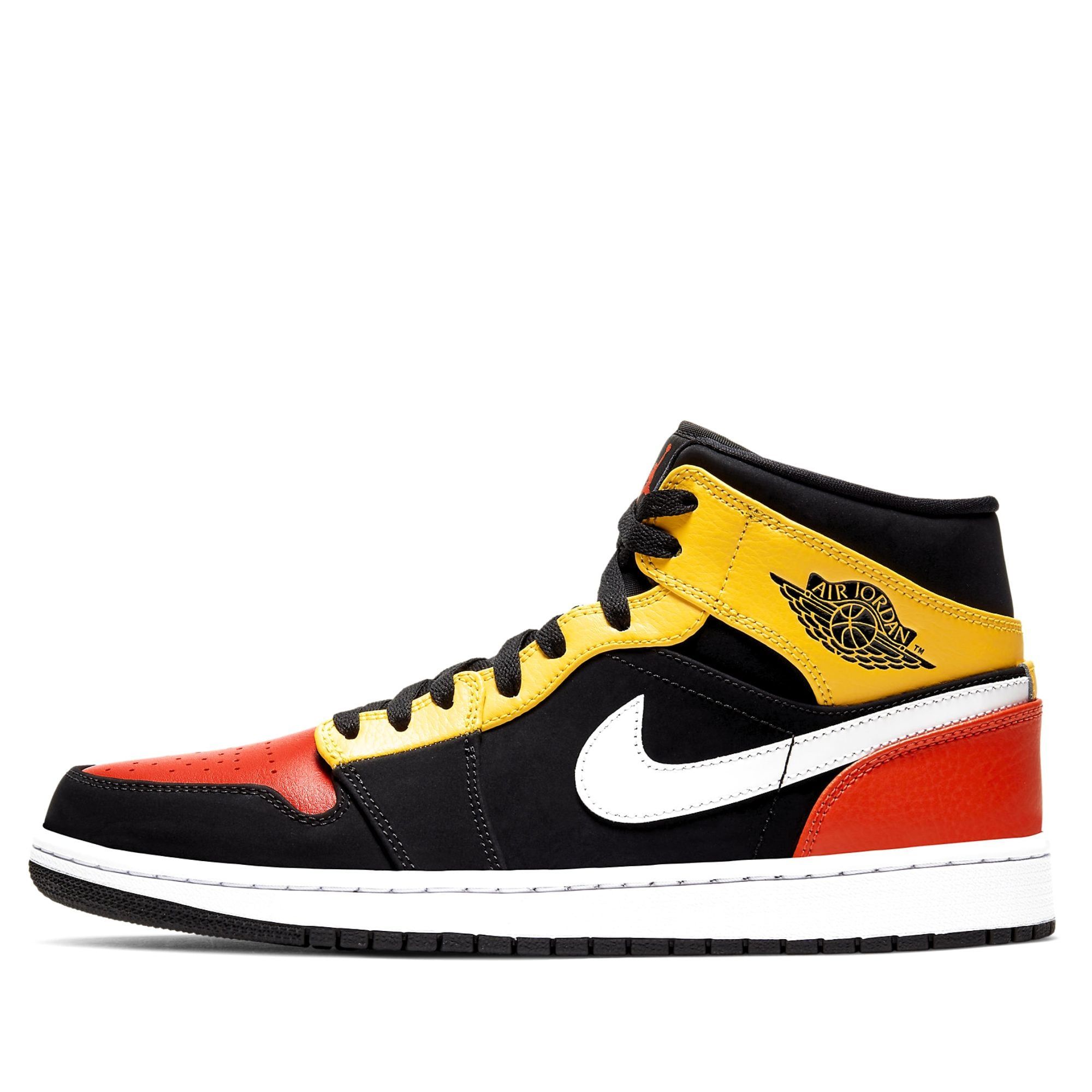  NIKE AIR JORDAN 1 MID AMARILLO ORANGE 852542-087 