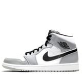 NIKE AIR JORDAN 1 MID LIGHT SMOKE GREY 554724-092 