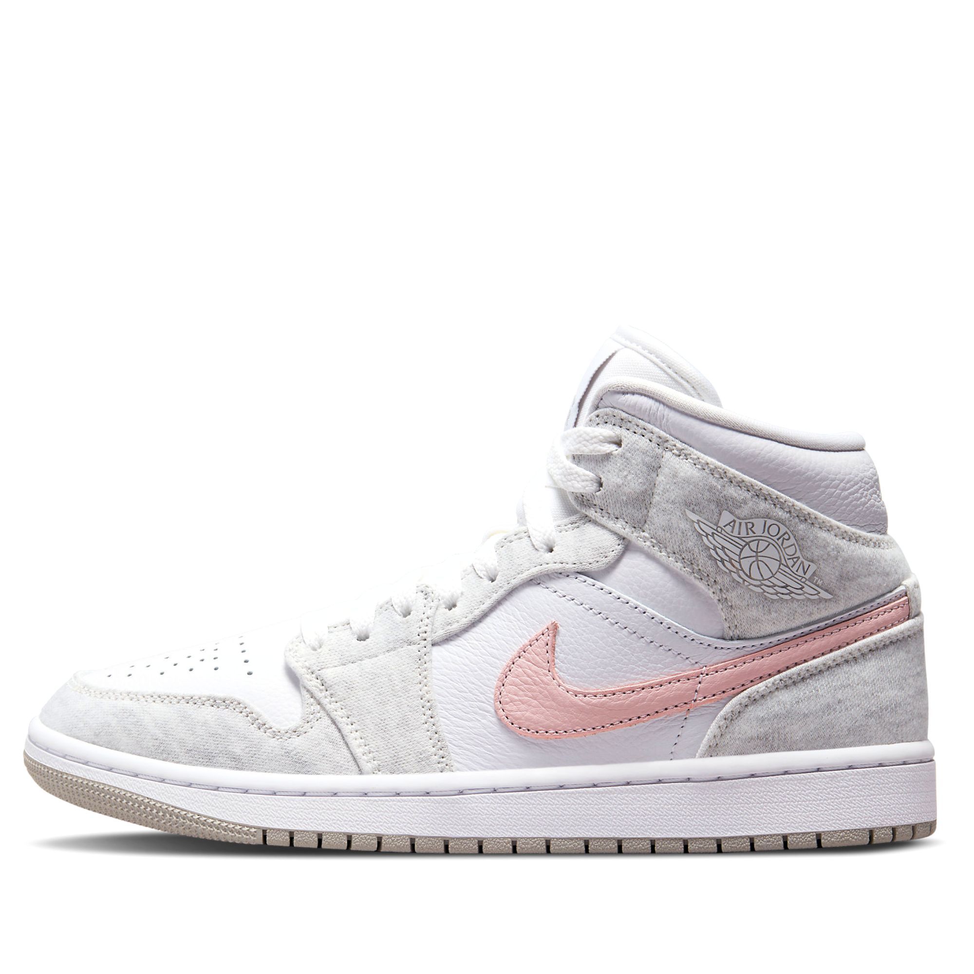  NIKE AIR JORDAN 1 MID SE WHITE LIGHT IRON ORE DN4045-001 