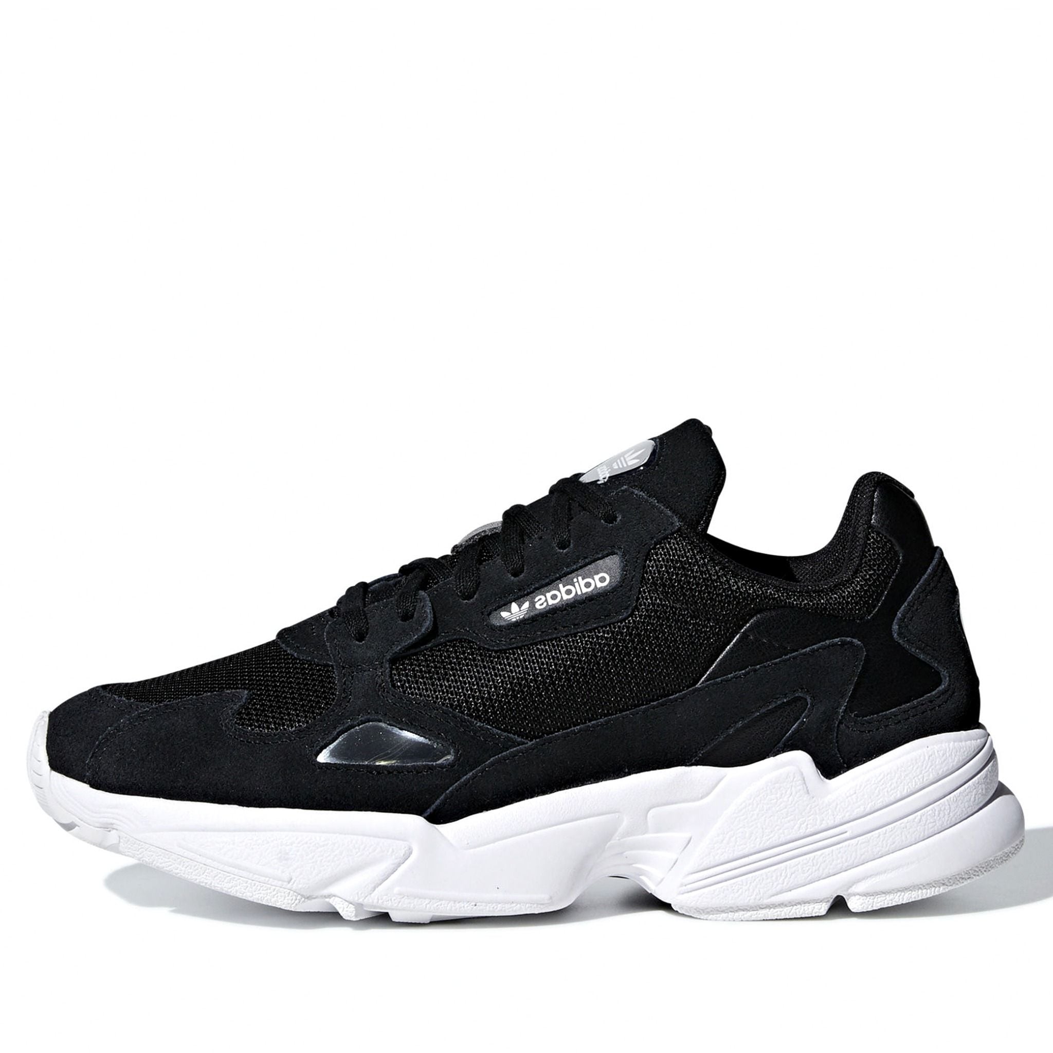  ADIDAS FALCON CORE BLACK CLOUD WHITE B28129 