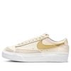 NIKE BLAZER LOW PLATFORM PALE IVOVY WHITE SATURN GOLD DJ0292-113