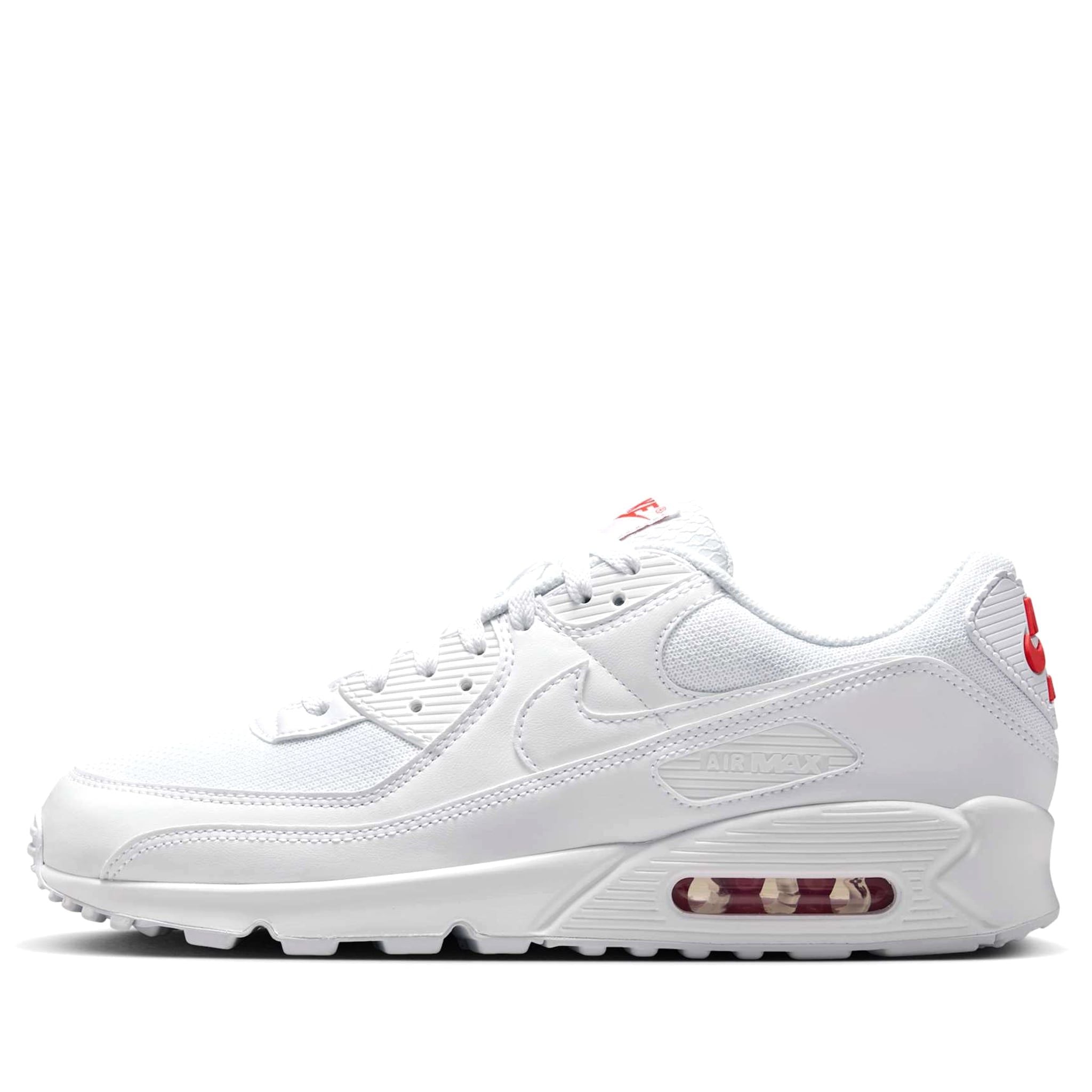  NIKE AIR MAX 90 WHITE LIGHT CRIMSON DM0029-118 