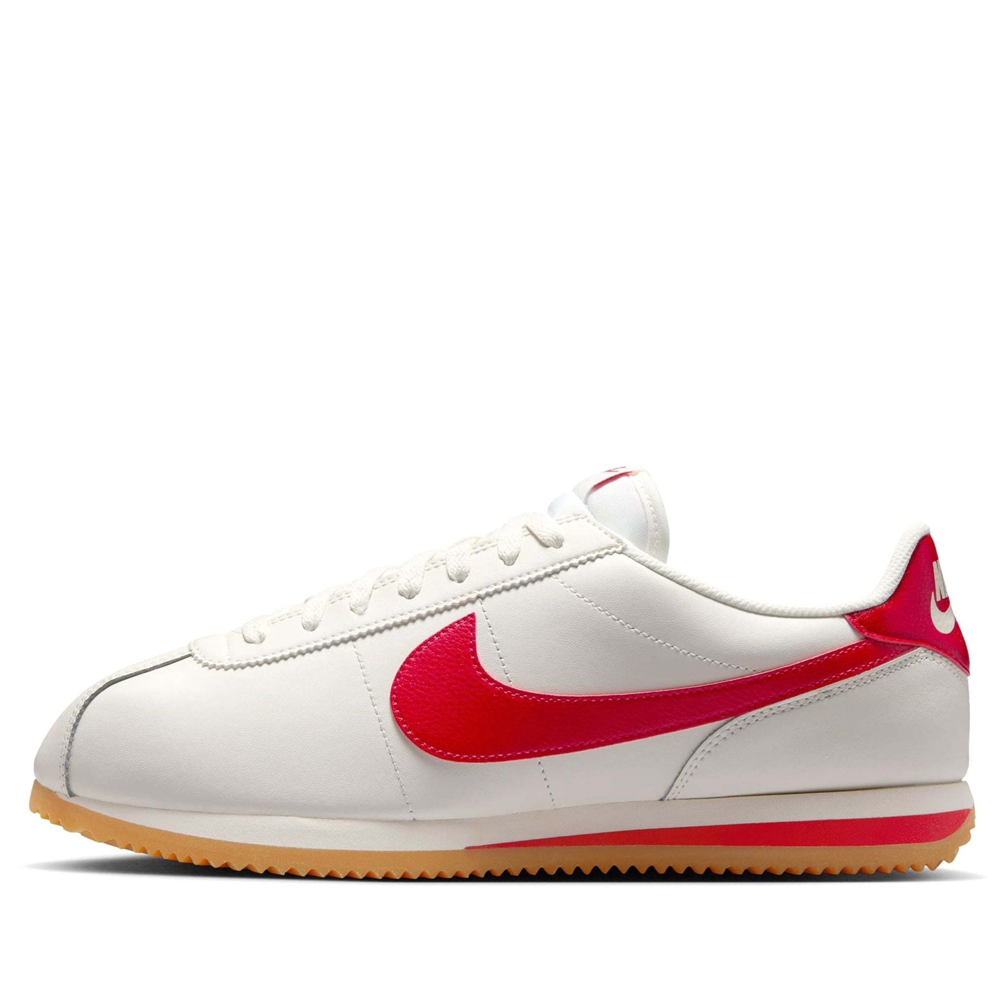  NIKE CORTEZ LEATHER SAIL GUM YELLOW UNIVERSITY RED DM4044-110 