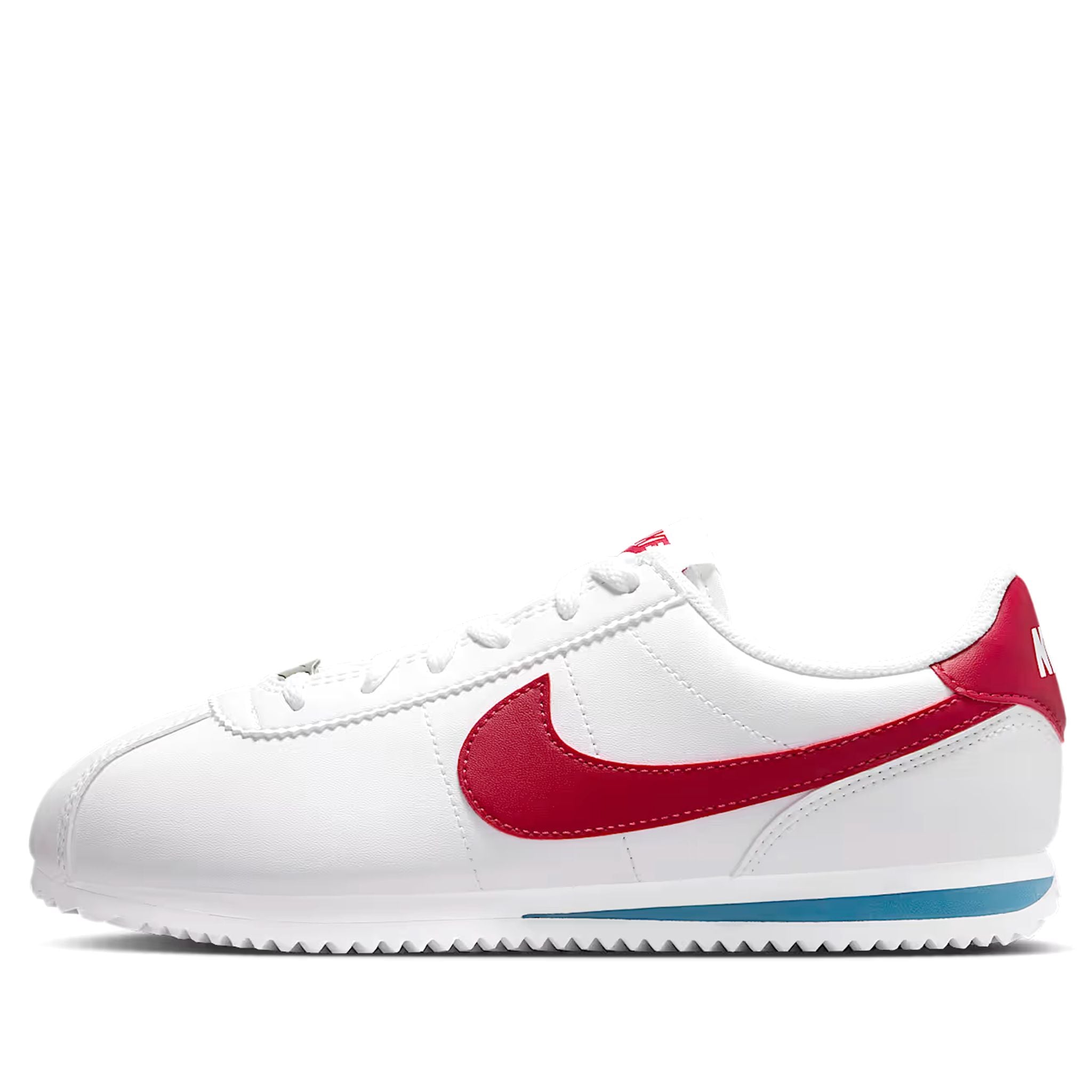  NIKE CORTEZ LEATHER WHITE VARSITY BLUE RED DN1791-108 
