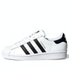 ADIDAS SUPERSTAR J WHITE BLACK FU7712