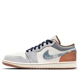  NIKE AIR JORDAN 1 LOW REPAIRED DENIM SWOOSH FZ5042-041 