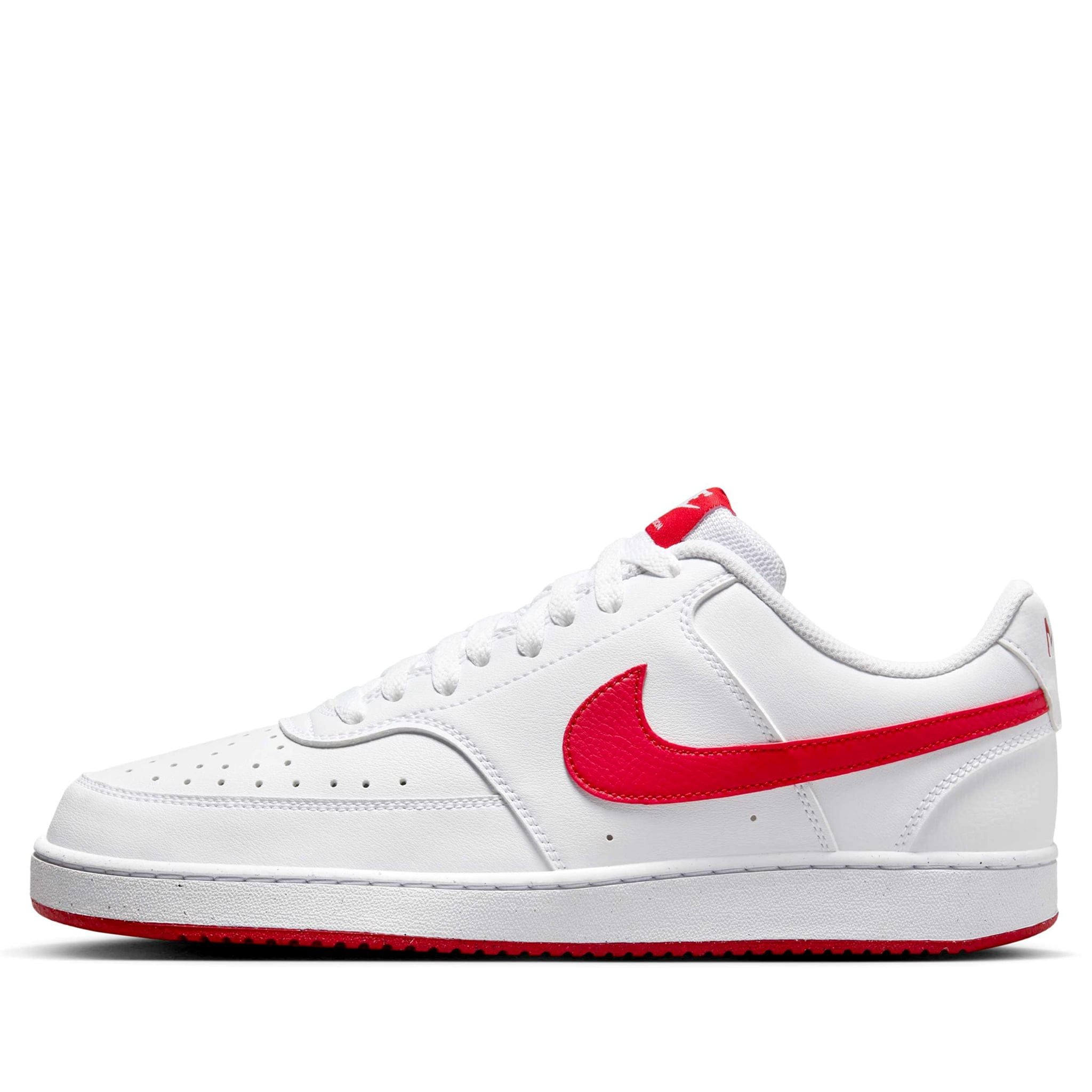  NIKE COURT VISION LOW NEXT NATURE WHITE UNIVERSITY RED HF1744-101 