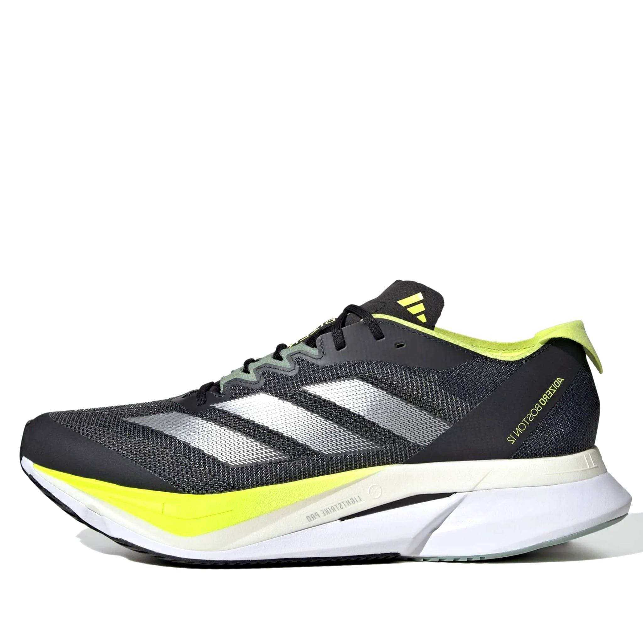  ADIDAS ADIZERO BOSTON 12 AURORA INK SILVER METALLIC PULSE LIME JI4477 