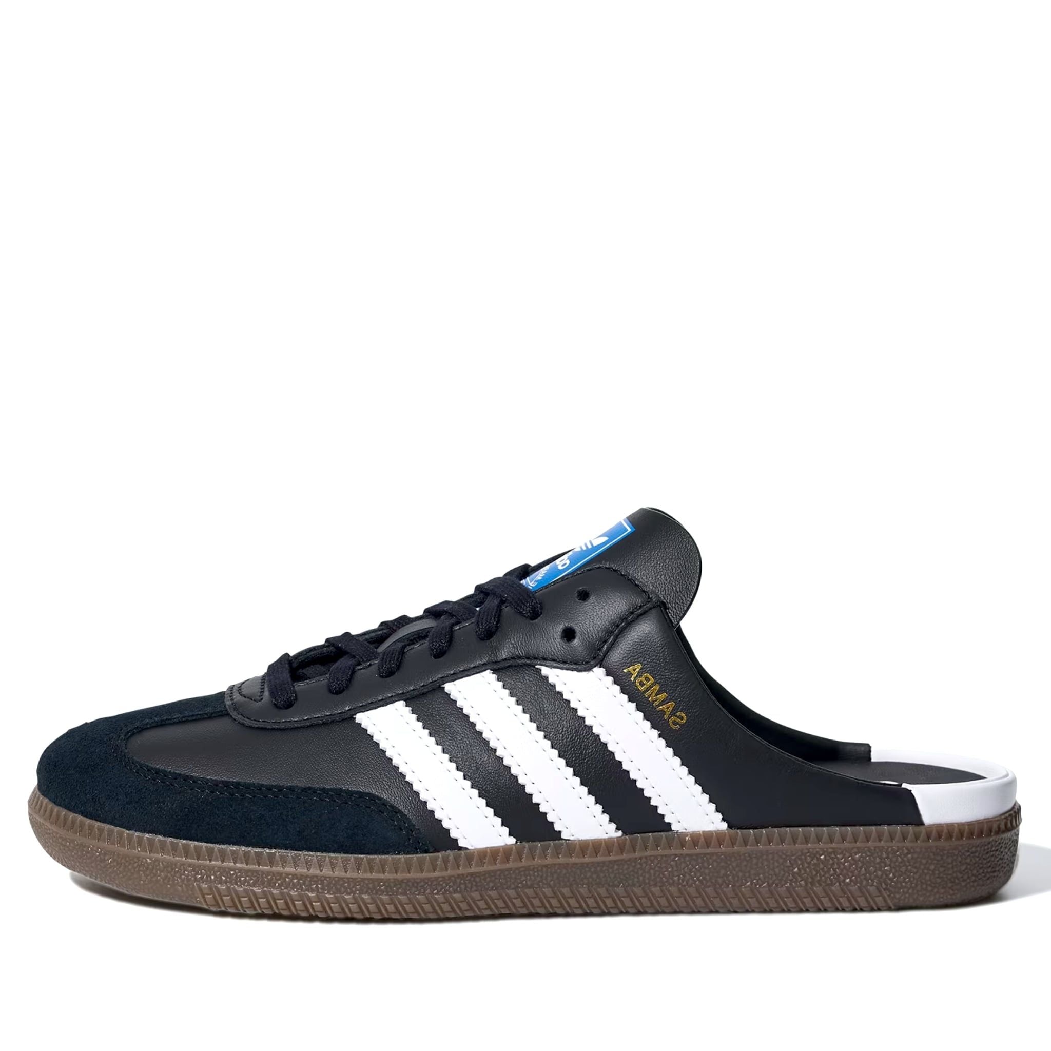  ADIDAS SAMBA MULE BLACK WHITE LB3815 