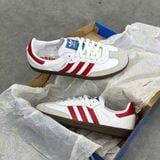  ADIDAS SAMBA OG WHITE BETTER SCARLET IG1025 