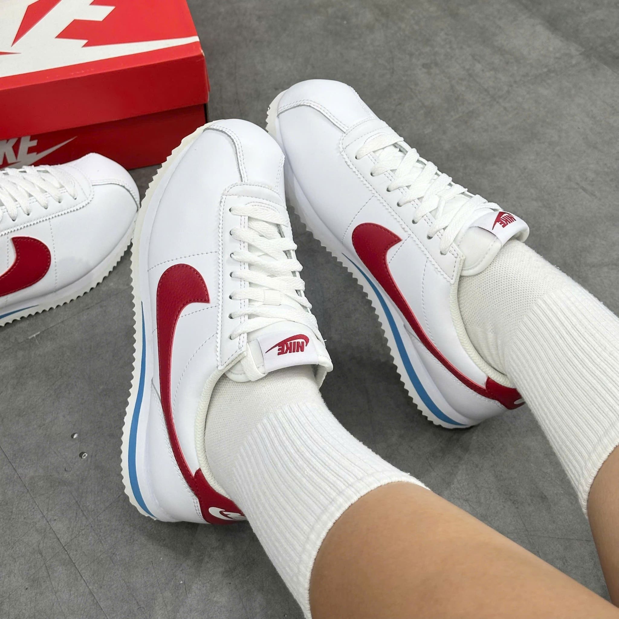  NIKE CORTEZ LEATHER FORREST GUMP DM4044-108 
